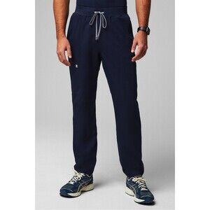 Fabletics Men’s Intake Scrub Pant Navy Blue M EUC Nursecore Hospital Medical